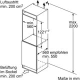 Bosch KIR41VFE0 Serie 4, Vollraumkühlschrank 