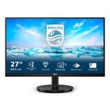 Philips 275V8LA/00, LED-Monitor 69 cm (27 Zoll), schwarz, QHD, DisplayPort, HDMI, VA, Adaptive-Sync