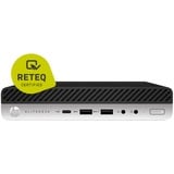 HP Elitedesk 800 G3 Generalüberholt, Mini-PC schwarz/silber, Windows 10 Pro 64-Bit