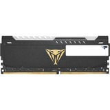 Patriot DIMM 8 GB DDR4-3200  , Arbeitsspeicher schwarz, PVSR48G320C8, Viper Steel RGB, INTEL XMP