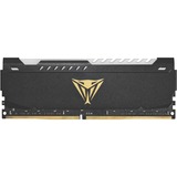 Patriot DIMM 8 GB DDR4-3200  , Arbeitsspeicher schwarz, PVSR48G320C8, Viper Steel RGB, INTEL XMP