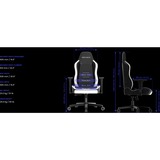 Vertagear SL3800, Gaming-Stuhl schwarz/weiß, ContourMax Lumbar, VertaAir, Hygennx