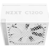 NZXT C1200 Gold ATX 3.1, PC-Netzteil weiß, 1x 16-Pin Grafikkarten Stecker, Kabel-Management, 1200 Watt