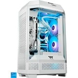 Thermaltake Toughline Liquid T300i, Gaming-PC weiß/transparent, Windows 11 Home 64-Bit