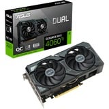 ASUS GeForce RTX 4060 Ti DUAL OC SSD, Grafikkarte DLSS 3, 3x DisplayPort, 1x HDMI 2.1, M.2 PCIe 4.0 x4 (2280)