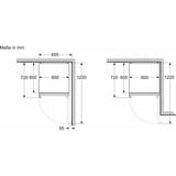 Bosch KGN39VXAT Serie 4, Kühl-/Gefrierkombination edelstahl (dunkel)