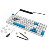 Sharkoon SKILLER SGK50 S2 PBT, Gaming-Tastatur weiß, DE-Layout, Gateron G Pro 3.0 Yellow