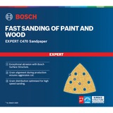 Bosch Expert C470 Schleifblatt, 93mm, K320 5 Stück, für Deltaschleifer