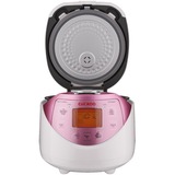 Cuckoo Reiskocher CR-0631F weiß/rosa, 580 Watt, 1,08 Liter