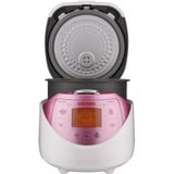 Cuckoo Reiskocher CR-0631F weiß/rosa, 580 Watt, 1,08 Liter