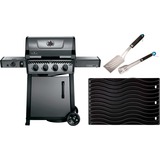 Gasgrill Freestyle 425 SIB Graphit, mit SIZZLE ZONE + Plancha + Besteck