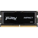 Kingston FURY SO-DIMM 8 GB DDR5-4800  , Arbeitsspeicher schwarz, KF548S38IB-8, Impact, INTEL XMP