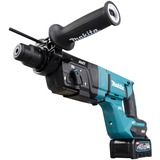 Makita Akku-Kombihammer HR007GM201 XGT, 40Volt, Bohrhammer blau/schwarz, 2x Li-Ion Akku 4,0Ah