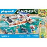 PLAYMOBIL 71623 Wiltopia Korallenriff Plattform, Konstruktionsspielzeug 