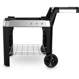 Weber Rollwagen 6539 für Pulse 1000 / 2000, Grillwagen schwarz/silber