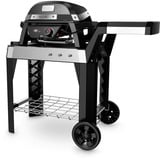 Weber Rollwagen 6539 für Pulse 1000 / 2000, Grillwagen schwarz/silber