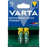 VARTA Recharge Accu Power AA, Akku 2 Stück, AA