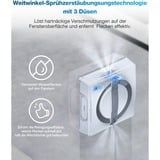 ECOVACS Fensterputz-Roboter WINBOT W2 Omni, Fenstersauger weiß, 96 Watt, mit tragbarer Dockingstation