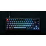 Keychron V2, Gaming-Tastatur schwarz/blaugrau, DE-Layout, Keychron K Pro Red, Hot-Swap, RGB