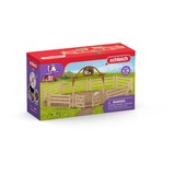 Schleich Horse Club Pferdekoppel mit Eingangstor, Spielfigur 