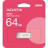 ADATA UR350 64 GB, USB-Stick nickel/braun, USB-A 3.2 Gen 1 (5 Gbit/s)