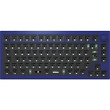 Keychron Q1 Barebone ISO Knob, Gaming-Tastatur blau, Hot-Swap, Aluminiumrahmen, RGB