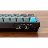 Keychron Q2 Pro, Gaming-Tastatur schwarz/blaugrau, DE-Layout, Keychron K Pro Banana, Hot-Swap, Aluminiumrahmen, RGB