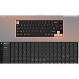 Keychron Q2 Pro, Gaming-Tastatur schwarz/blaugrau, DE-Layout, Keychron K Pro Banana, Hot-Swap, Aluminiumrahmen, RGB