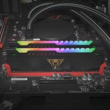 Patriot DIMM 8 GB DDR4-3600  , Arbeitsspeicher schwarz, PVSR48G360C0, Viper Steel RGB, INTEL XMP