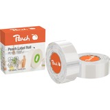 Peach Etiketten-Rolle PE102 14x40 mm, 180 Stück, transparent