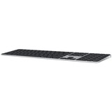 Apple Magic Keyboard mit Touch ID und Ziffernblock, Tastatur silber/schwarz, DE-Layout, für Mac Modelle mit Apple Chip