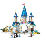 LEGO 43275 Disney Princess Cinderellas Schloss und Pferdekutsche, Konstruktionsspielzeug 