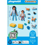 PLAYMOBIL 71309 Country Katzenfamilie, Konstruktionsspielzeug 