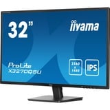 iiyama ProLite X3270QSU-B1, LED-Monitor 80 cm (31.5 Zoll), schwarz (matt), WQHD, IPS, HDMI, DP, 100Hz Panel