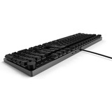 Das Keyboard MacTigr, Tastatur schwarz, US-Layout, Cherry MX Low Profile Red