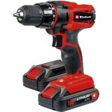 Einhell Akku-Bohrschrauber TC-CD 18-2 Li, 18Volt rot/schwarz, 2x Li-Ionen Akku 1,3Ah, im Koffer