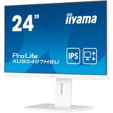 iiyama ProLite XUB2497HSU-W2, LED-Monitor 60.5 cm (23.8 Zoll), weiß (matt), FullHD, IPS, USB-Hub, 100Hz Panel