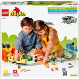 LEGO 10428 DUPLO Town Große interaktive Eisenbahn, Konstruktionsspielzeug 