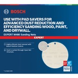 Bosch Expert M480 Netzstruktur-Schleifblatt Ø 150mm, K400 5 Stück, für Exzenterschleifer