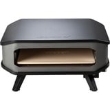 Cozze Pizzaofen 17", inkl. Druckminderer & Schlauch schwarz/grau, für Pizzen bis ca. Ø 42cm