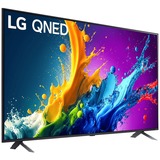 LG 43QNED80T6A, LED-Fernseher 108 cm (43 Zoll), schwarz, UltraHD/4K, QNED, WLAN, LAN, Bluetooth, HDR10, Triple-Tuner