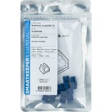 SMARTKEEPER ESSENTIAL RJ45 Port Lock (NL03), Einsteckschloss Farbcode Dunkelblau, 12 Stück