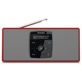 TechniSat DIGITRADIO 2 S rot/silber, DAB+, UKW, Bluetooth