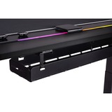 Thermaltake G700 RGB Gaming Desk, Gaming-Tisch schwarz, RGB-LED-Lichtleiste 16,8 Millionen Farben