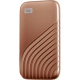 WD My Passport SSD 2 TB, Externe SSD gold, USB-C 3.2 Gen 2 (10 Gbit/s)