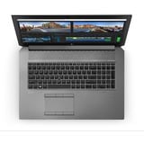 HP ZBook 17 G5 Generalüberholt, Notebook grau, Intel® Core™ i7-8850H, NVIDIA Quadro P1000, 32 GB DDR4, 256 GB SSD, Windows 11 Pro-64