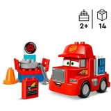 LEGO 10417 DUPLO Disney Mack beim Rennen, Konstruktionsspielzeug rot