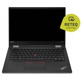 Lenovo Thinkpad X13 Yoga Generalüberholt, Notebook schwarz, Windows 11 Pro 64-Bit, 33.8 cm (13.3 Zoll), 256 GB SSD