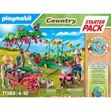 PLAYMOBIL 71380 Country Starter Pack Bauernhof Gemüsegarten, Konstruktionsspielzeug 