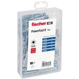 fischer Meisterbox PowerFast II Senkkopf TG TX, Schrauben-Set 110 Teile, Teilgewinde, verzinkt